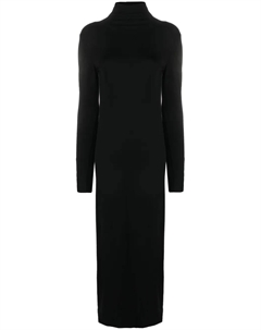 Платье макси с высоким воротником, черный Thom krom