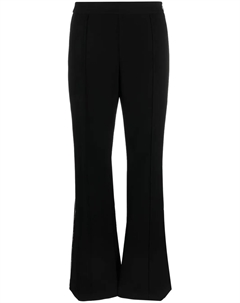 Расклешенные брюки в полоску, черный Tory burch