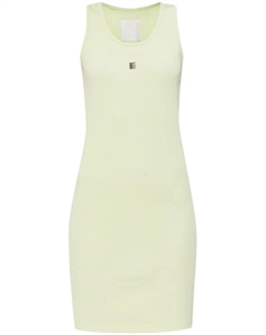 Платье с логотипом 4G, зеленый Givenchy