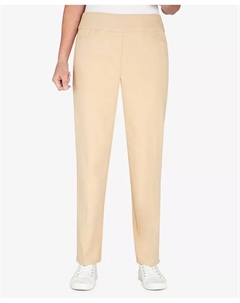 Женские джинсы средней посадки Super Stretch стандартной длины, коричневый/бежевый Alfred dunner