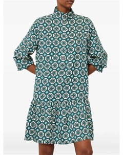 Ярусное платье с геометричным узором, синий Marc o'polo