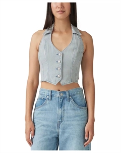 Женский укороченный топ-корсет Bria из хлопкового денима, синий Levi's®