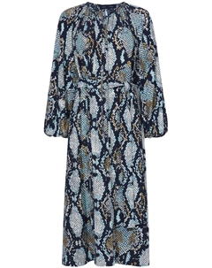 Платье со змеиным принтом, черный Proenza schouler