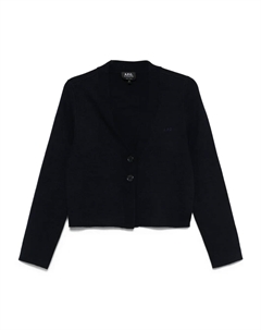 Кардиган с V-образным вырезом, синий A.p.c.