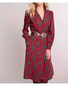 Женское платье Jessa с принтом, красный Untuckit