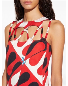 Платье мини с принтом Leocorno, черный Pucci