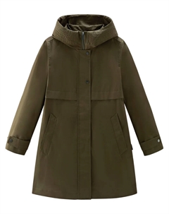 Парка с капюшоном, зеленый Woolrich