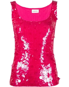 Топ с пайетками, розовый Parosh
