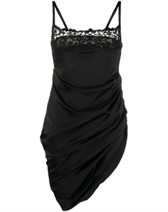 Платье мини La Saudade с цветочной вышивкой, черный Jacquemus