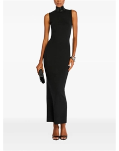 Декорированное платье с высоким воротником Retrofete, черный