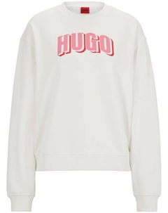 Толстовка с логотипом, белый Hugo