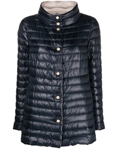 Двусторонний пуховик, синий Herno