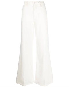 Расклешенные брюки строгого кроя, белый Frame