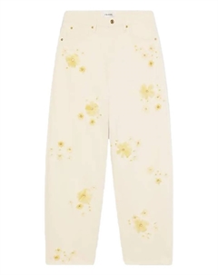 Джинсы с цветочным принтом, нейтральный Frame