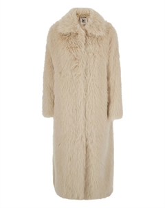 Шуба из искусственного меха, нейтральный Semicouture