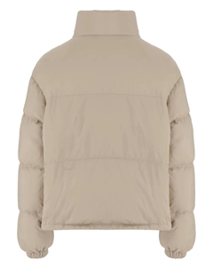Куртка с высоким воротником и карманами, нейтральный Miu miu