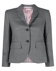 Однобортный блейзер с заостренными лацканами, серый Thom browne