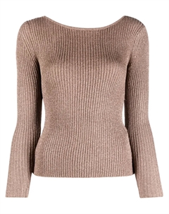 Топ с эффектом металлик, нейтральный Liu jo