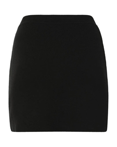 Вязаная юбка мини, черный Khaite