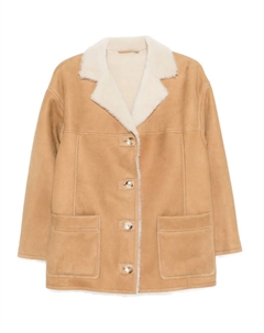 Замшевая куртка, нейтральный Simonetta ravizza