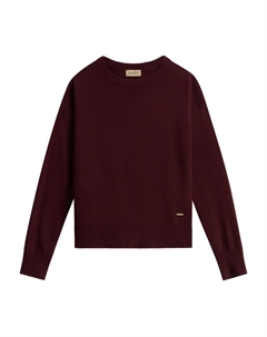 Свитер с круглым вырезом, красный Woolrich