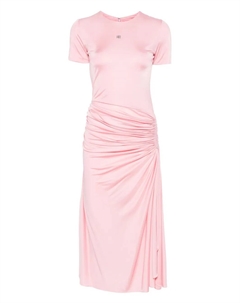 Драпированное платье миди, розовый Givenchy