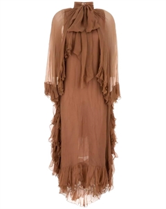 Платье миди RO06, коричневый Chloe