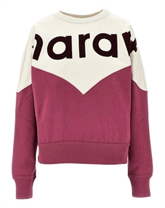 Толстовка Houston в стиле колор-блок с логотипом, нейтральный Isabel marant