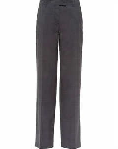 Шерстяные брюки, серый Miu miu