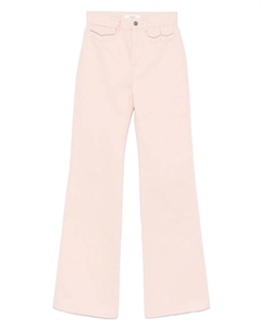 Расклешенные джинсы, розовый Chloe