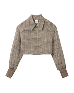 Клетчатая куртка Campbell в клетку Prince of Wales, нейтральный St. john