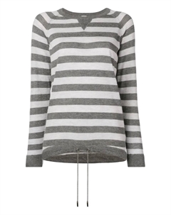 Свитер в полоску, серый Eleventy