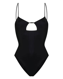 Слитный купальник с логотипом, черный Dsquared2