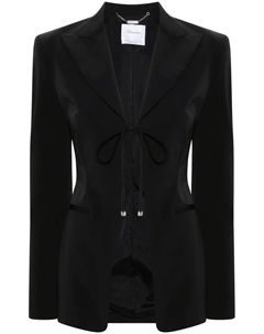 Однобортный блейзер Monopetto, черный Blumarine