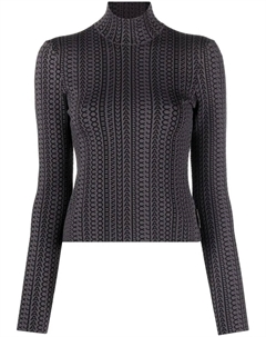 Джемпер The Monogram с высоким воротником, серый Marc jacobs