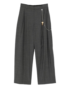 Брюки со складками, серый Alexander wang