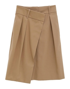 Плиссированная юбка-халат, нейтральный Loewe