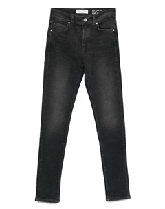 Джинсы скинни с эффектом потертости, серый Marc o'polo