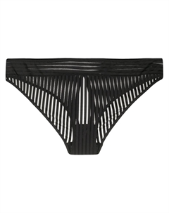 Трусы-брифы с вырезом, черный Maison close