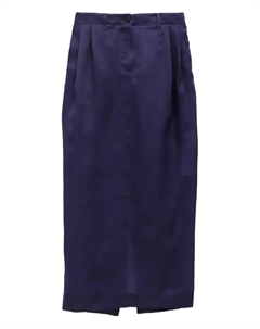 Юбка Lucian с разрезом спереди, синий Khaite