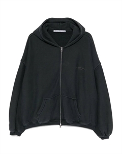 Худи с логотипом, серый Alexander wang