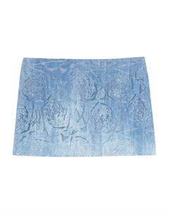 Мини-юбка с цветочным тиснением, синий Ermanno scervino