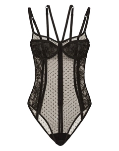 Сетчатое боди, черный Dolce&gabbana
