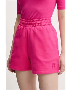 Хлопковые шорты, розовый Hugo