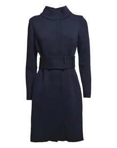 Пальто с поясом, синий Charlott