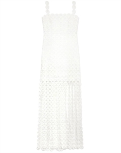 Платье с бахромой, белый Simkhai