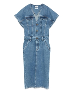 Джинсовое платье миди, синий Jacob cohen