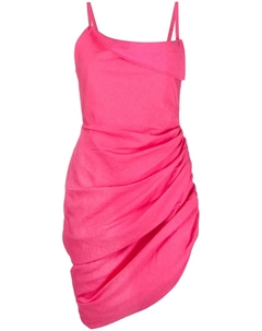 Платье мини La Robe Saudade с драпировкой, розовый Jacquemus