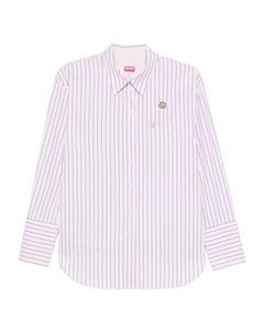 Полосатая рубашка с булавками, розовый Kenzo