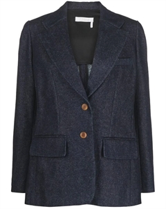 Джинсовый блейзер на пуговицах, синий Chloe